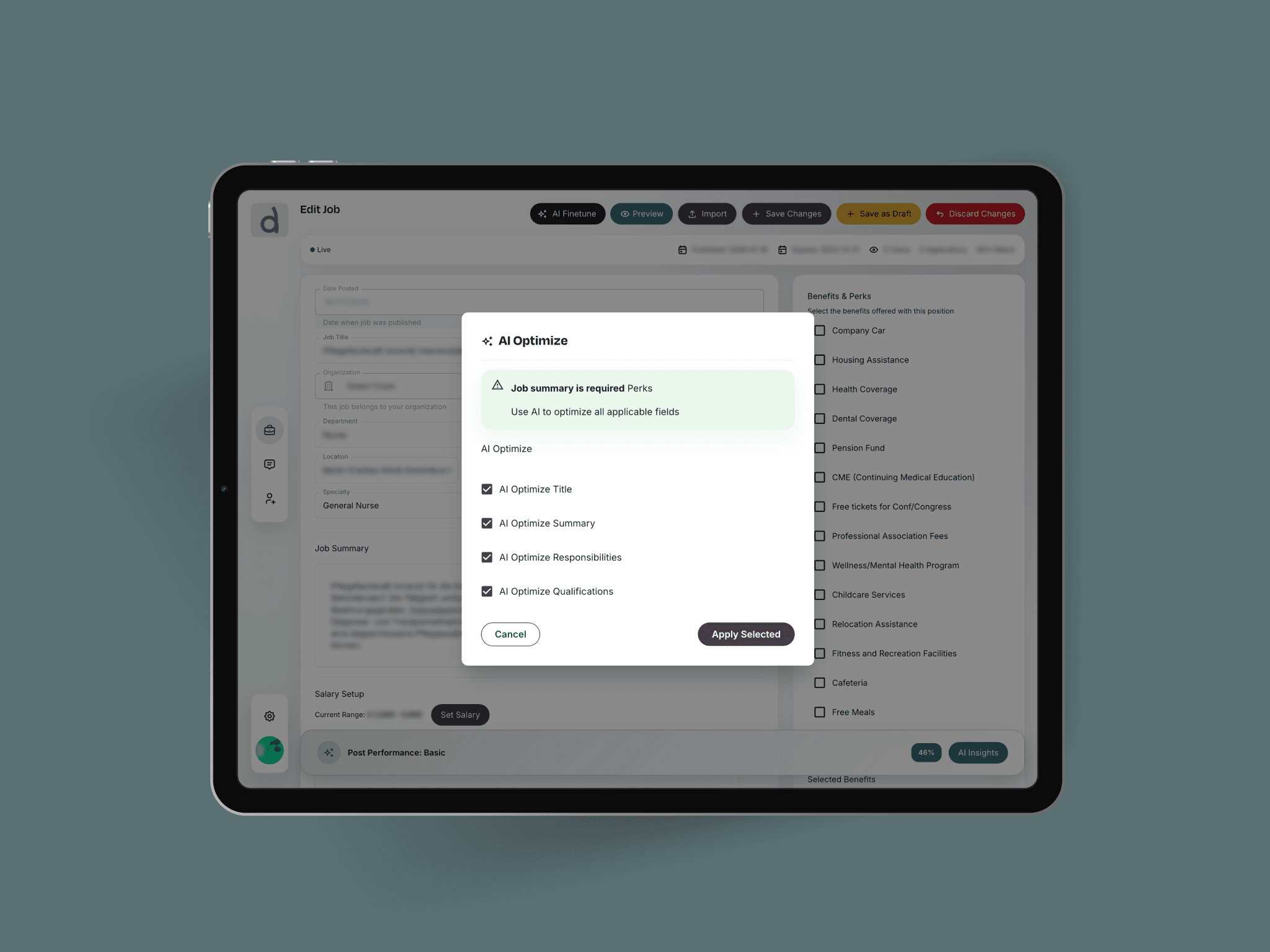 Built-in Candidate Chat