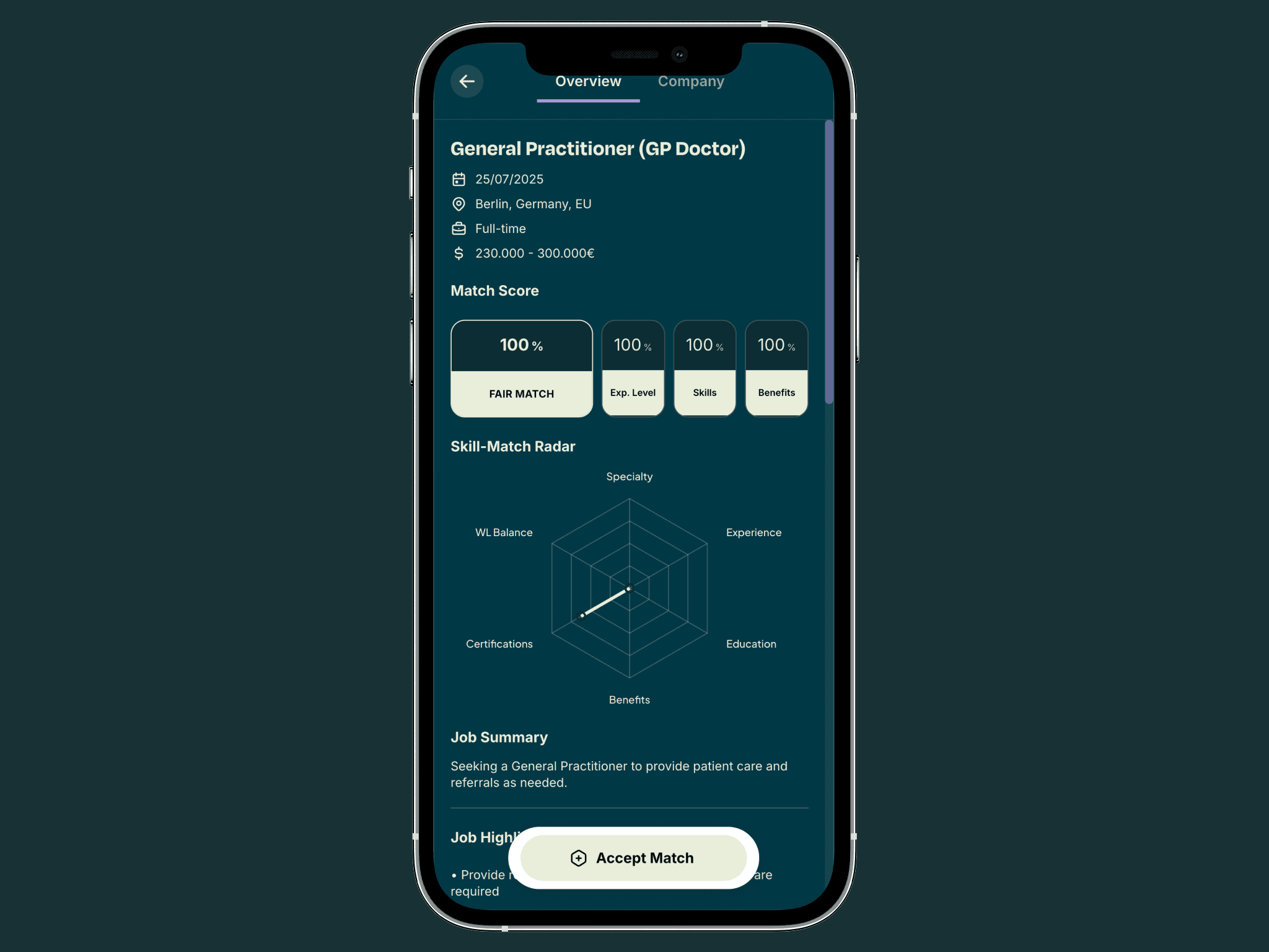 Instant Fit Scoring